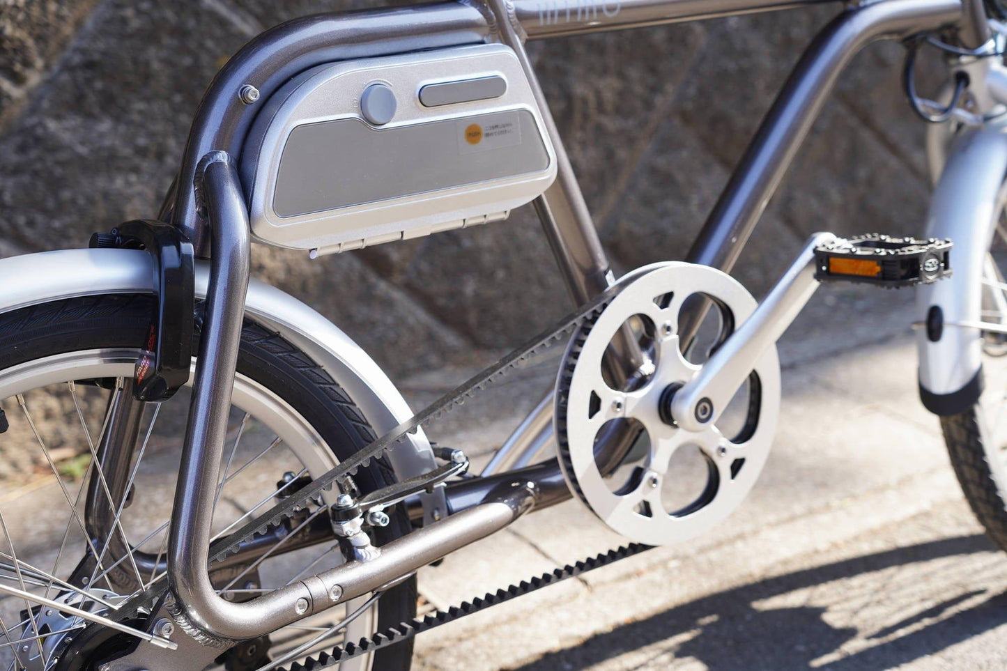 電動アシスト自転車 COOZY (GREY DIAMOND)限定 レザー版 - wimo online store - オシャレ電動自転車 - 最軽量級子供自転車
