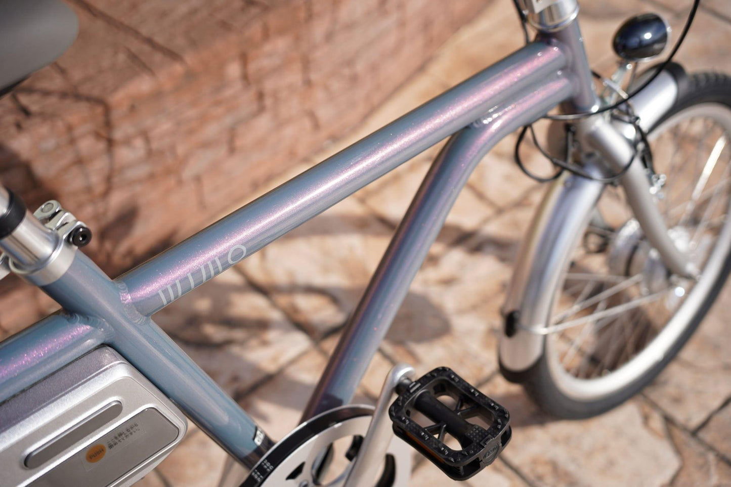 電動アシスト自転車 COOZY (VIOLET SAPPHIRE)オンライン数量限定 wimo三周年記念色 - wimo online store - オシャレ電動自転車 - 最軽量級子供自転車