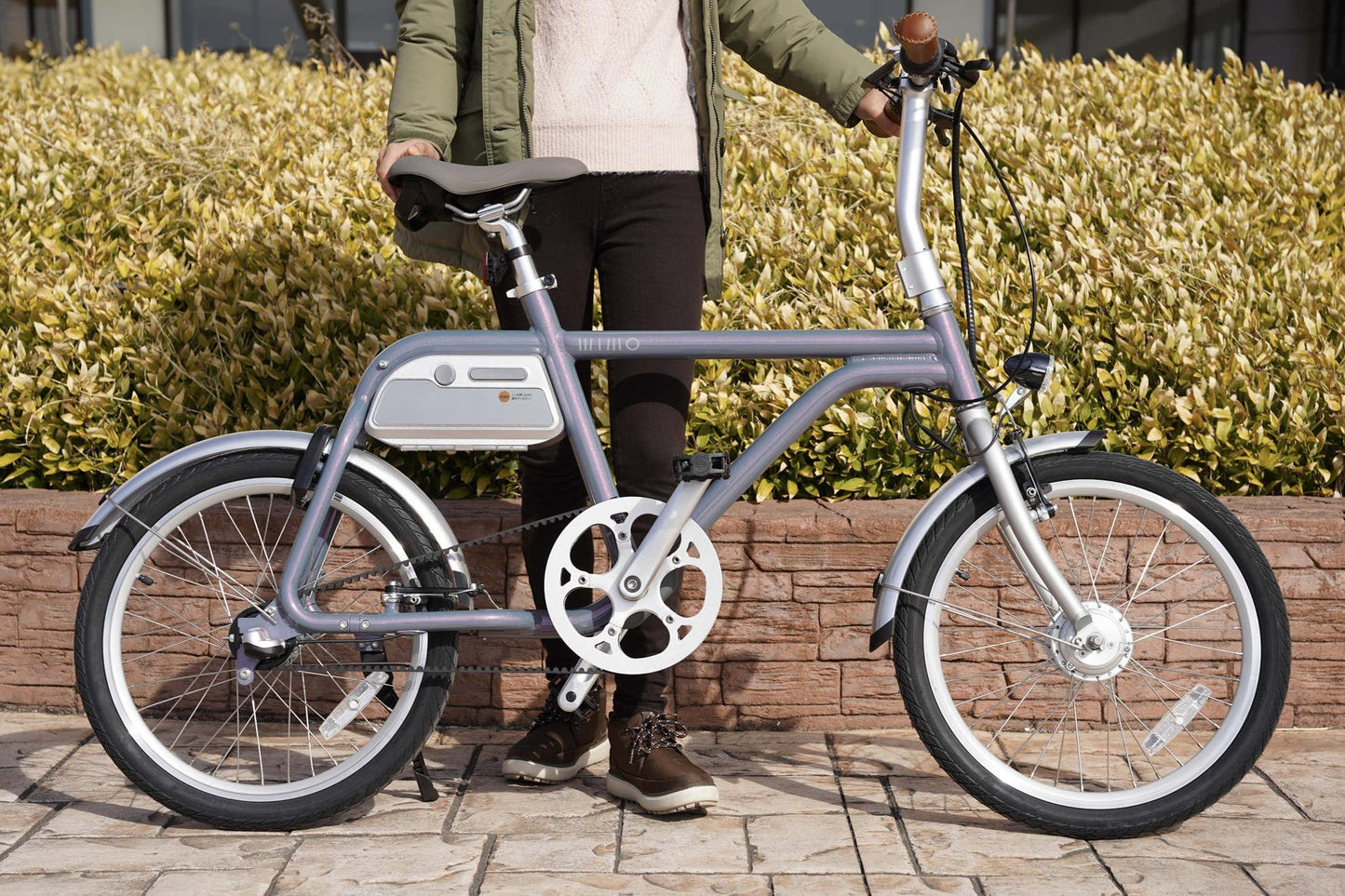 電動アシスト自転車 COOZY (VIOLET SAPPHIRE)オンライン数量限定 wimo三周年記念色 - wimo online store - オシャレ電動自転車 - 最軽量級子供自転車