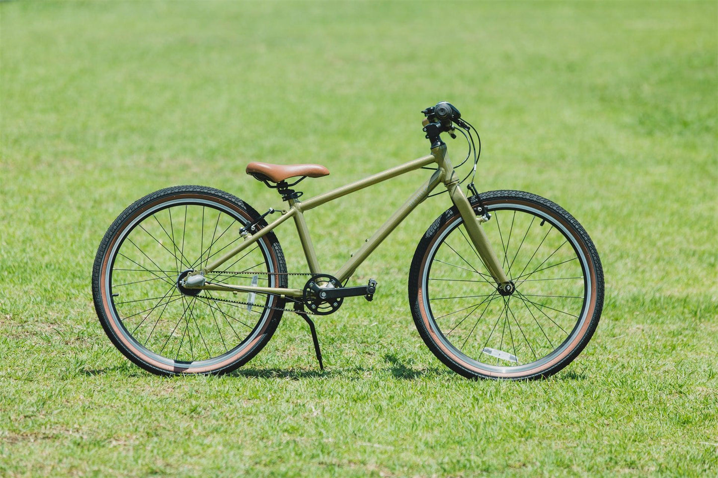子供自転車 wimo kids 24 (Olive / オリーブ)| 8-10才 | 130-158cm | 9.45kg |内装3段変速 - wimo online store - オシャレ電動自転車 - 最軽量級子供自転車