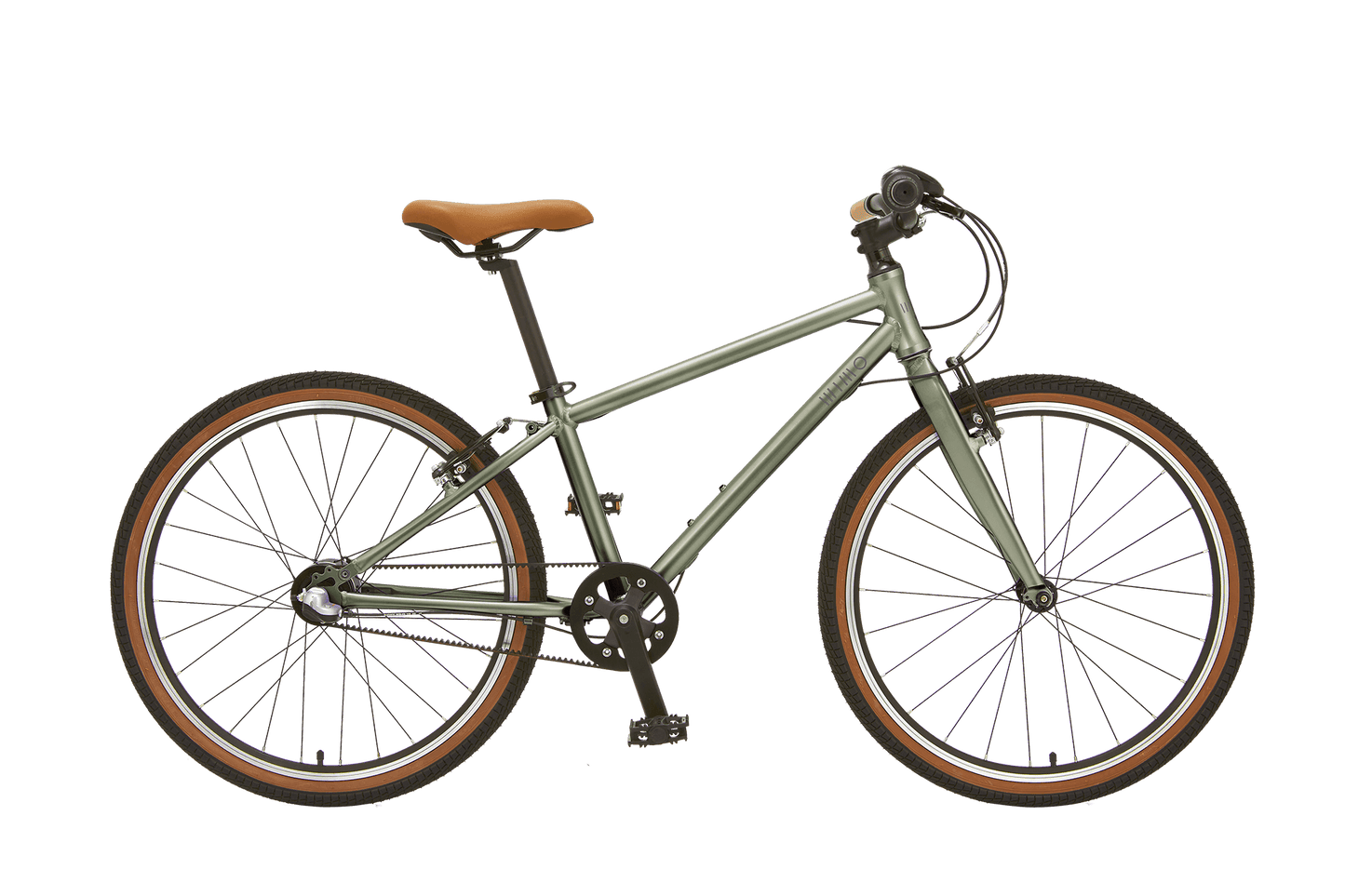 子供自転車 wimo kids 24 (Olive / オリーブ)| 8-10才 | 130-158cm | 9.45kg |内装3段変速 - wimo online store - オシャレ電動自転車 - 最軽量級子供自転車