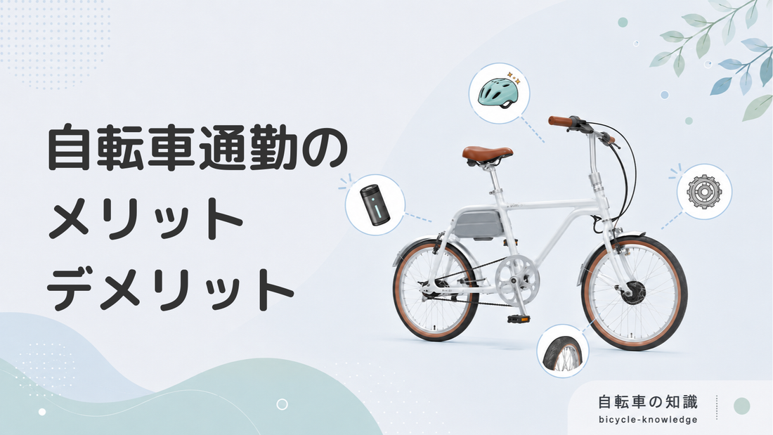 自転車通勤の5つのメリットと3つのデメリットを分かりやすく解説！