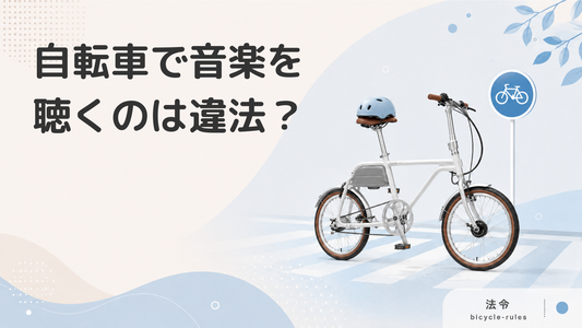 自転車に乗りながら合法で音楽を聴く方法は？骨伝導やスピーカーは違法なのか解説