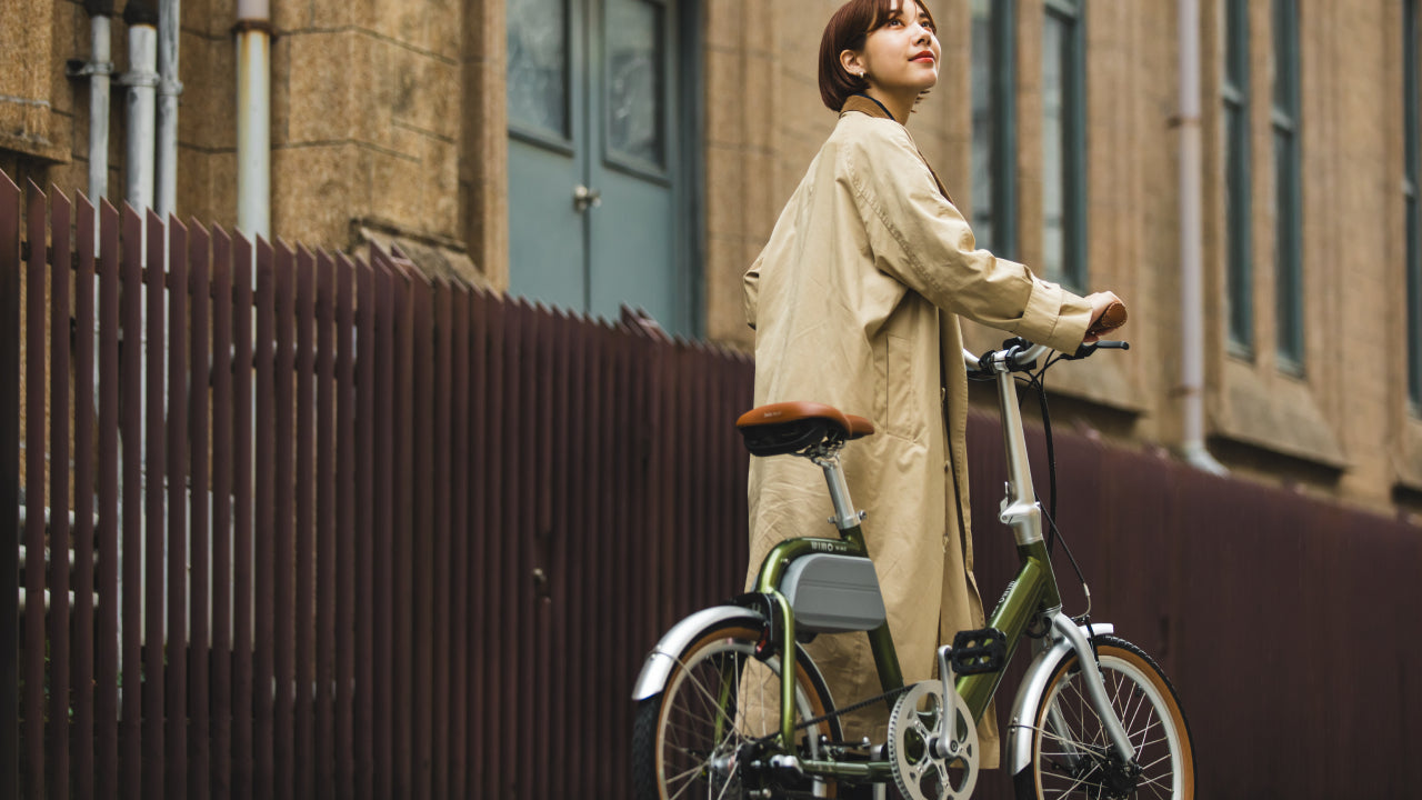 おしゃれな自転車で街乗り】冬のはじまりは、外へ出たくなる心地よさ