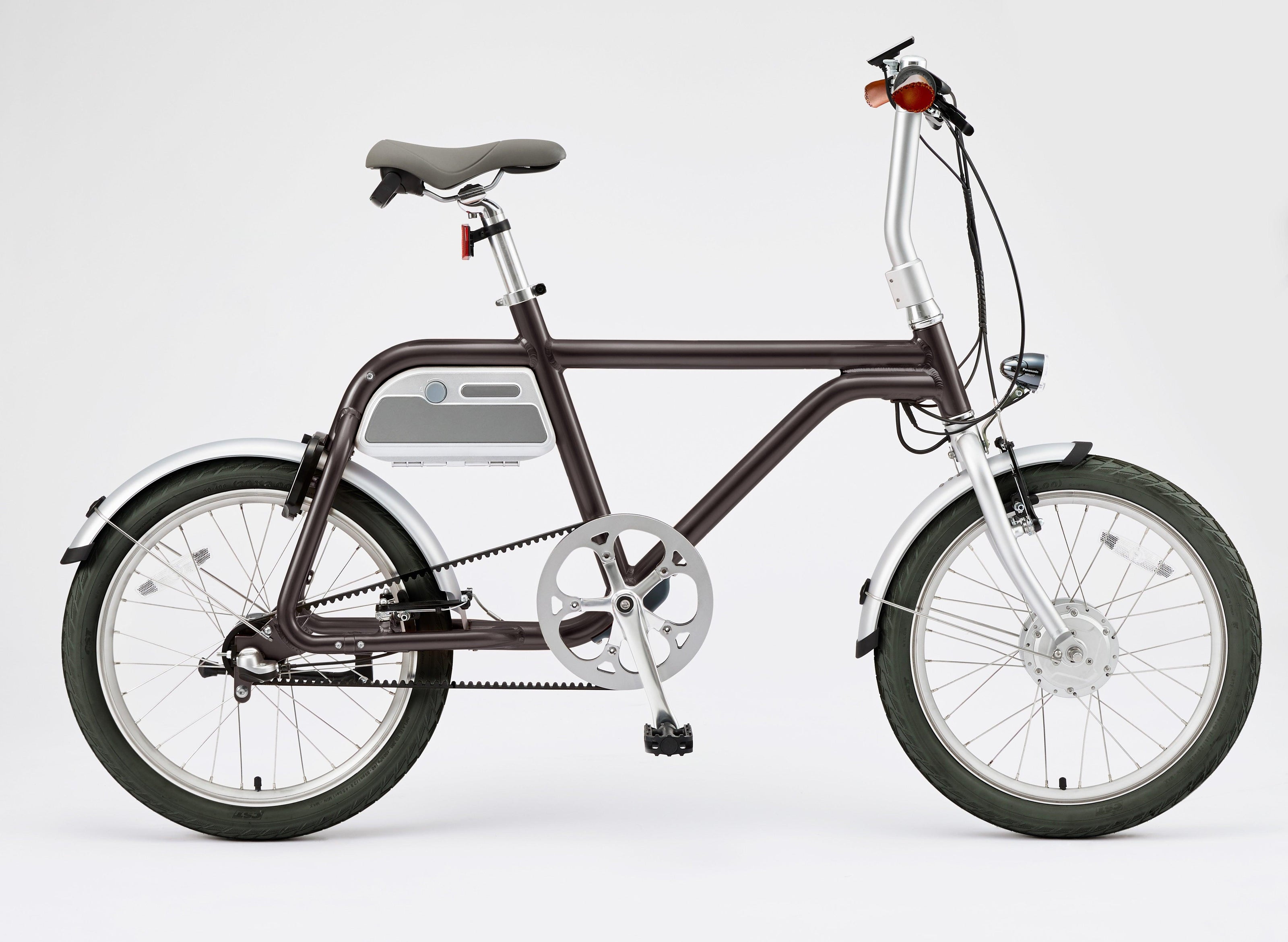 電動アシスト自転車 COOZY (GREY DIAMOND)限定 レザー版 - wimo online store - オシャレ電動自転車 - 最軽量級子供自転車