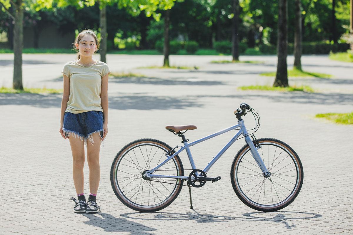 子供自転車 wimo kids 24 (Nasu / ナス）| 8-10才 | 130-158cm | 9.45kg |内装3段変速 - wimo online store - オシャレ電動自転車 - 最軽量級子供自転車