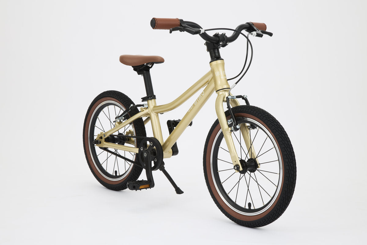 子供用自転車　16インチ　ブラウン 16インチ子供自転車｜軽量ベルトドライブ＆本格仕様 wimo kids 16