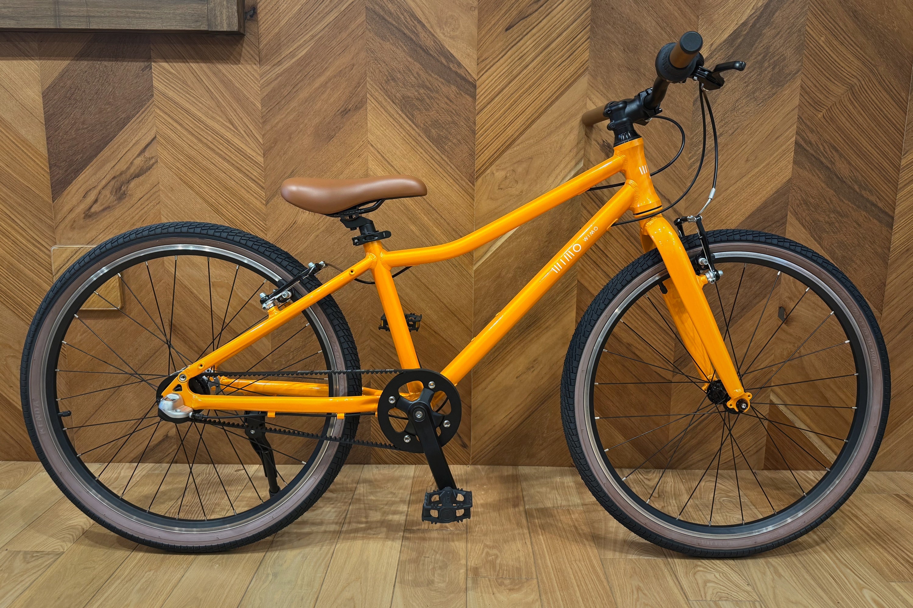 もも 24インチ子供自転車｜軽量ベルトドライブ＆本格仕様 wimo kids 24